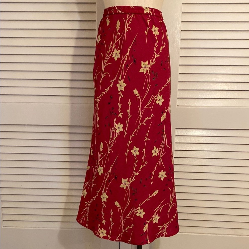 Vintage 80s Leslie Faye Maxi Skirt – Size 14